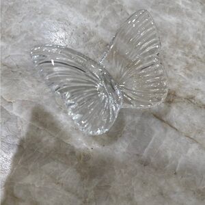 Waterford Crystal Clear Butterfly Sculpture